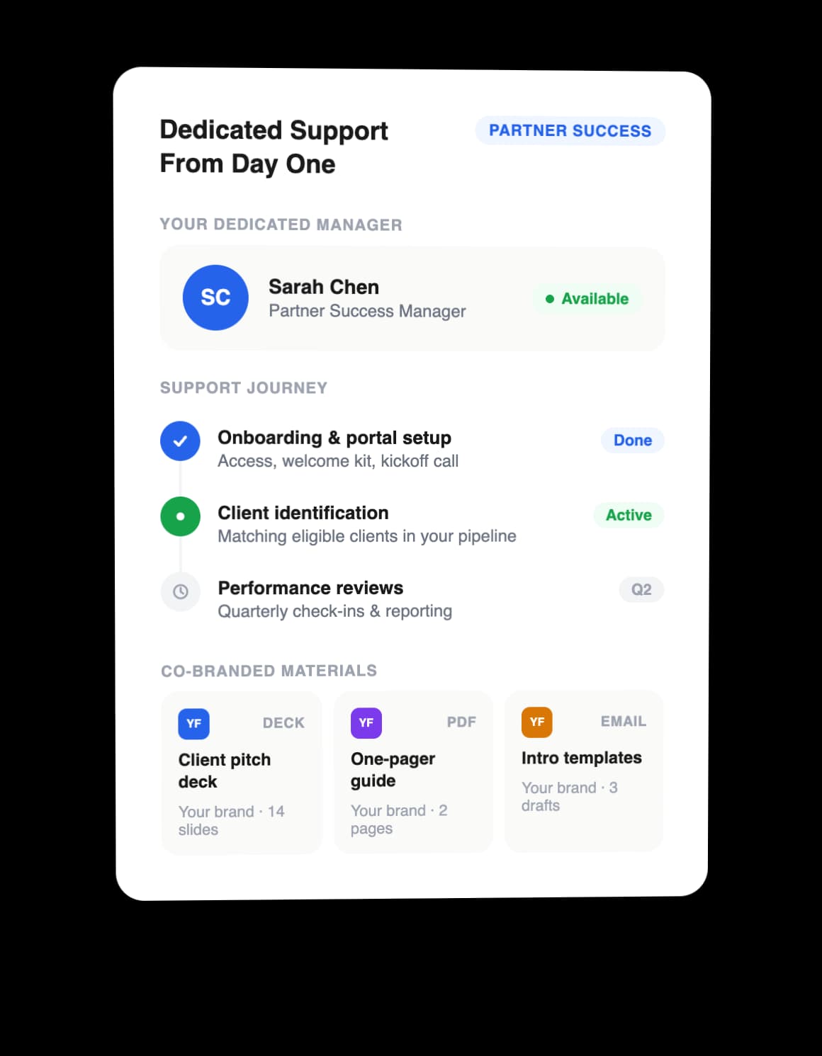 Dedicated Support From Day One