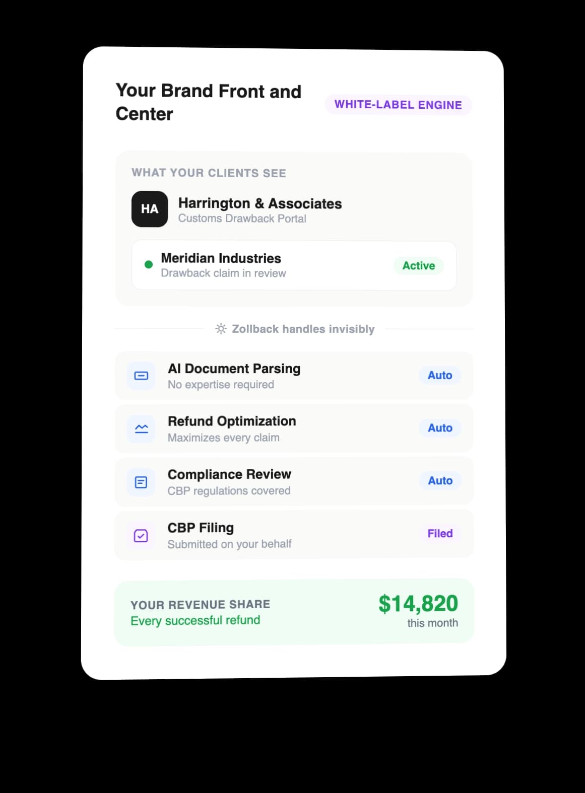 Your Brand Front and Center